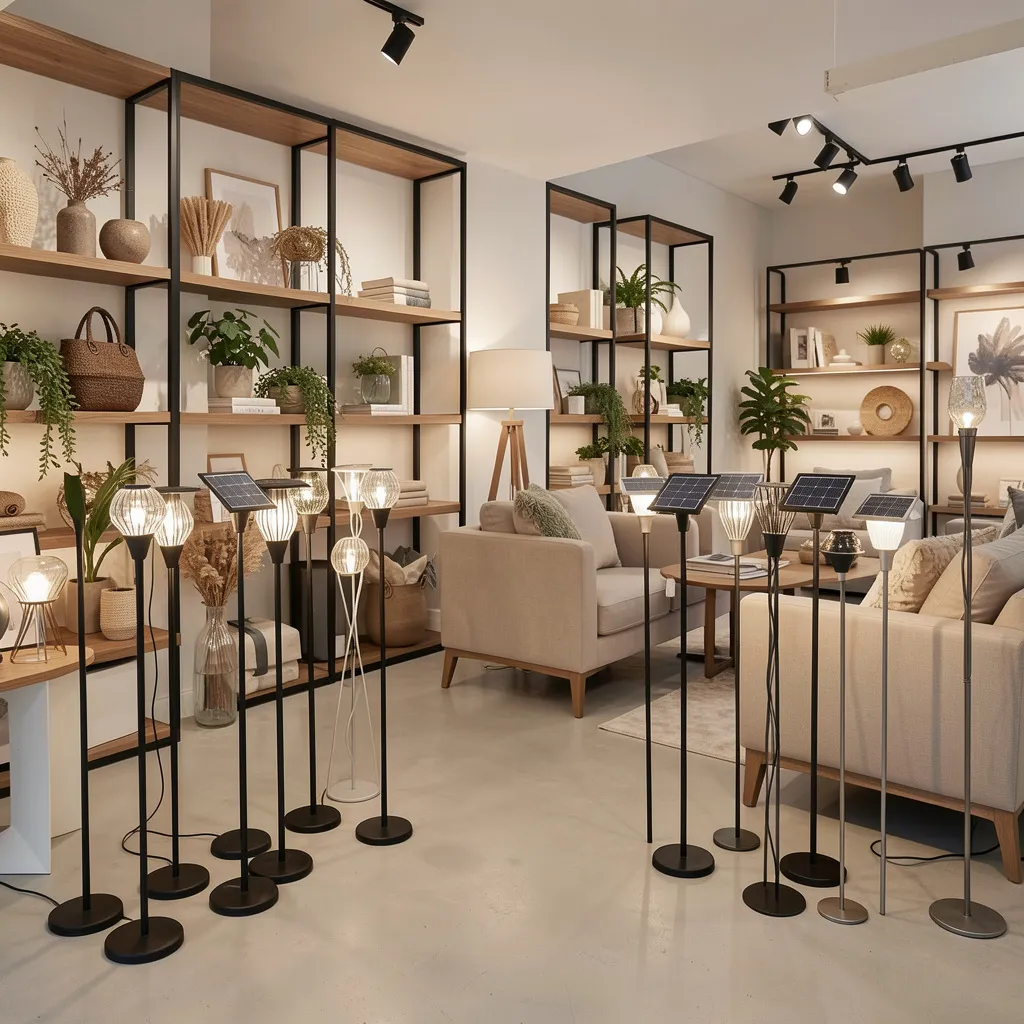 Stake glowing at dusk